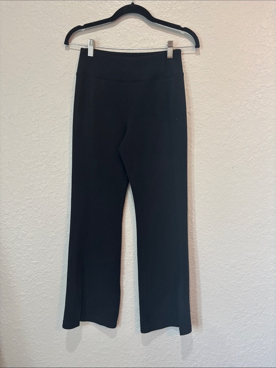 SPANX Pants - Preowned Spanx leggings wide leg black petite sz:S bottom cut #174
